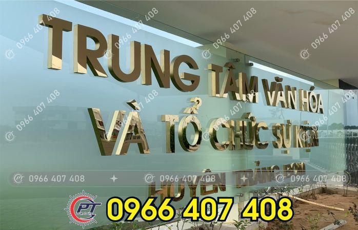 thi công chữ nổi inox trấn biên - Liên Hệ: 0966.407.408 thi công chữ nổi inox trấn biên