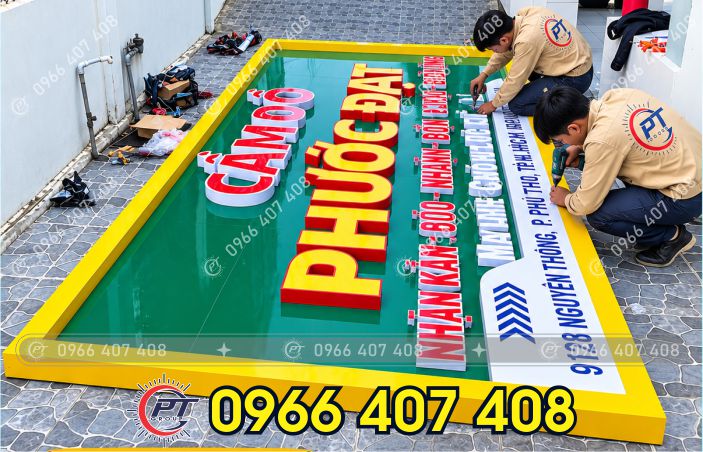 thi công chữ nổi mica đà lạt - Liên Hệ: 0966.407.408 thi công chữ nổi mica đà lạt
