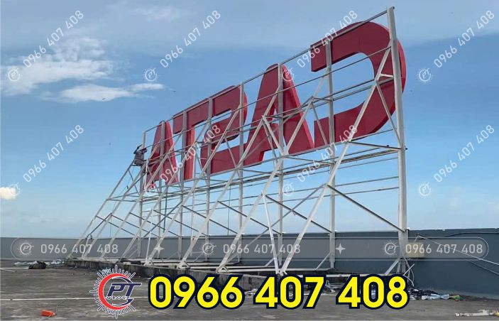 thi công chữ tại nha trang - Liên Hệ: 0966.407.408 thi công chữ tại nha trang